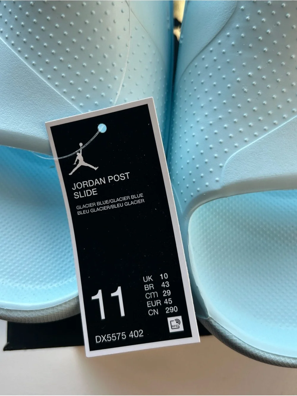 Jordan Post Slide Sandals in Glacier Blue for Men